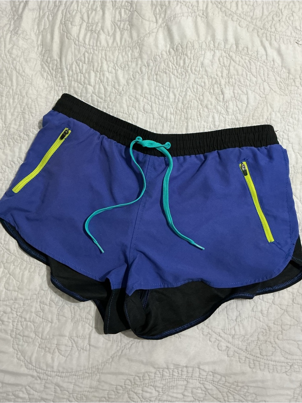 Speedo Women’s Active Stretch Swim Board Shorts Double Layer Size M